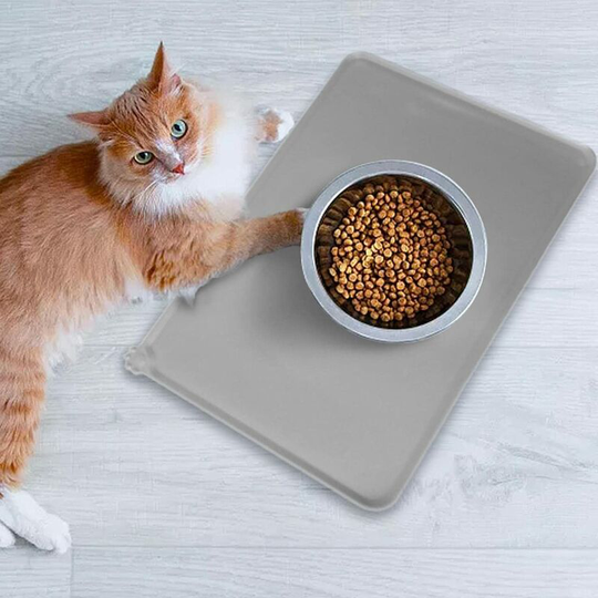 Dog food pad waterproof dog bowl pad silicone dog food water pad easy to clean dog food pad cushion
