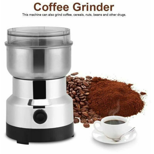 Monly - Electric Coffee Grinder Stainless Steel Seed Grinder Household Grinder 220V