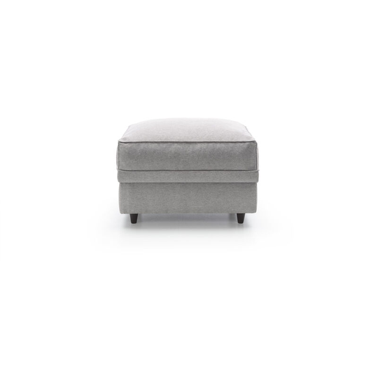 Darcy Footstool - color Light Grey - Light Grey