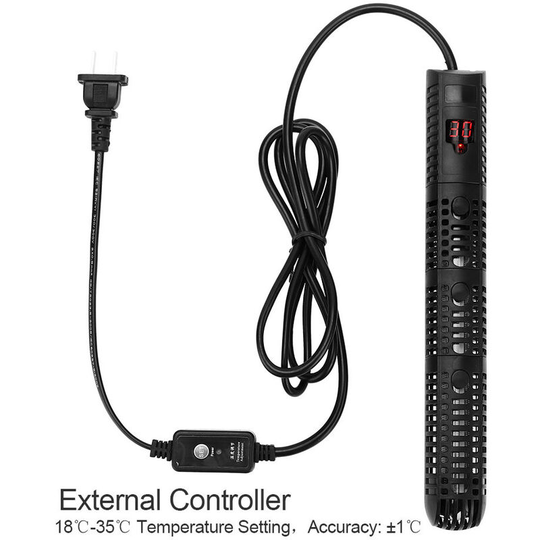 Aquarium Heater, Aquarium Thermostat with Temperature Display and Adjustable Aquarium Heater (100w)