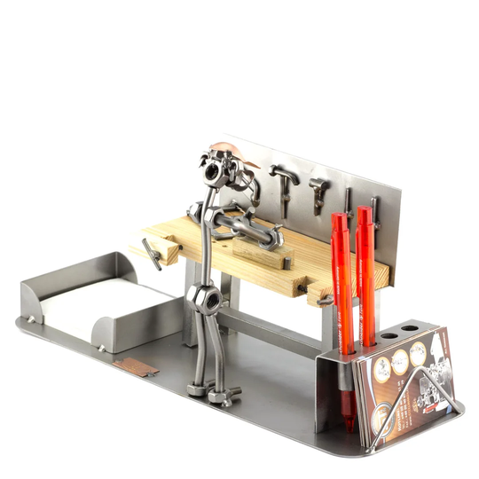 Carpenter Office Screw Man Desk Organiser