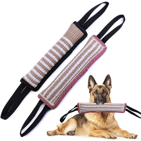 Perle Rare - Dog Bite Toy, Dog Bite Bite, Dog Bite Toy, Jute Dog Bite Toy, Dog Training Bite Toy, Interactive Toys for Medium to Large Dogs, Great