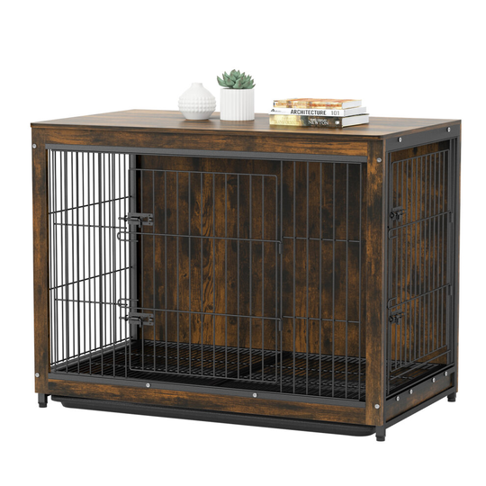 Modern Dog Cage End Table Furniture Pet Crate Kennel