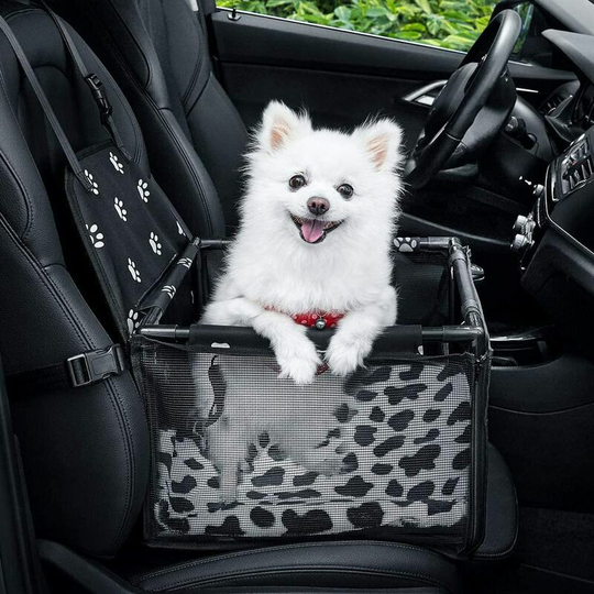 Dog Car Seat Dog Car Seat Pet Booster Car Seat with Clip-on Safety Leash and Dog Cover,Perfect for Small Pets