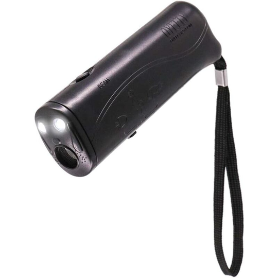 OYEFLY Ultrasonic Dog Anti-bark Handheld Dog Training Device Deterrent Anti-Barking Dog Stopper Trainer DeviceLED Outer Bark Controller Anti-Static
