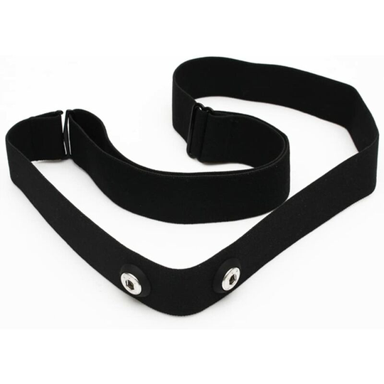 Aougo - Chest Strap, Sport Wireless Heart Rate Monitor Adjustable Chest Belt Band for Wahoo Garmin (Black)