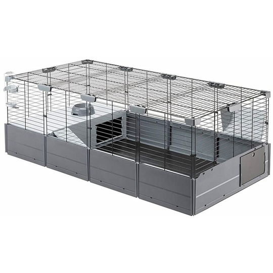 Ferplast - Rabbit Cage Multipla Maxi 142.5x72x50 cm Black Black