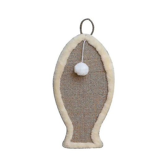 Cat Scratching Board Sisal Pad Wear-resistant Cat Paw Pad (1 Piece, Beige)