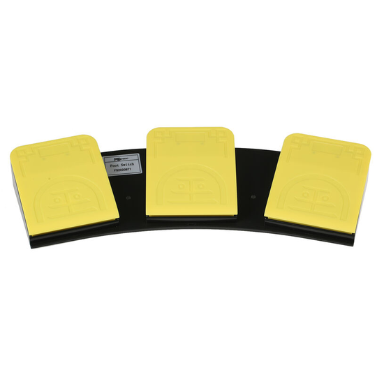FS2020BT1 Triple Foot Switch Multifunctional Customized Foot Pedal usb+bt Dual-mode Connection Mechanical Switch Wide Application - Yellow