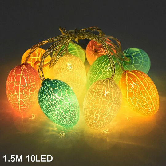 10Led String Lights for Easter Decoration Rabbit Egg Fairy Fairy Wedding Party Decoration