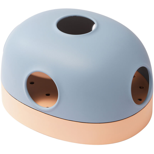 Heguyey - Pet Cat Toy Track Ball Tunnel Interactive Toys for Cats Kitten Games (Blue)