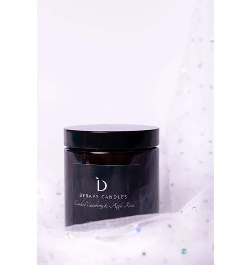 Candied Cranberry and Apple Rind Scented Designer Candle
