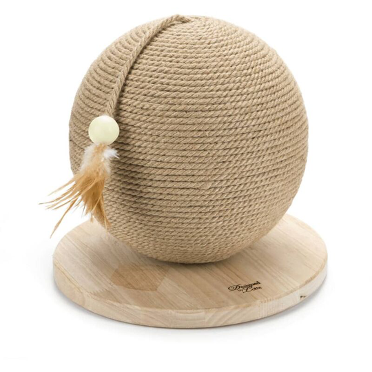 Cat Scratching Ball Balty 30x30x27 cm 408939 Designed By Lotte Brown