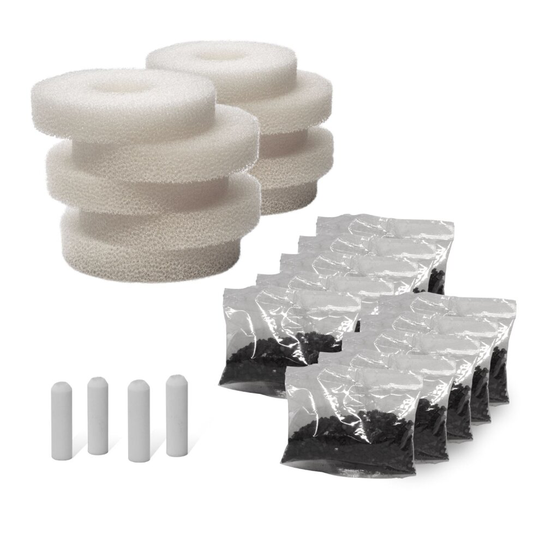 (10 pack Refill Kit) Compatible biOrb Filter Service Refill Kit Airstones/Media