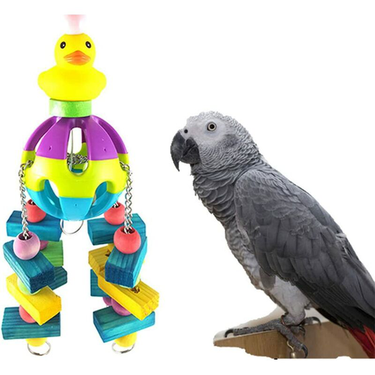 Chew Toy for Parrot, Macaw, African Birds, Eclectus Budgies, Parakeet, Cockatoo, Cockatie, Conure, Lovebirds, Canaries