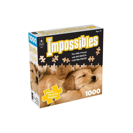 Impossibles Sleeping Puppies Jigsaw Puzzle (1000 Pieces)
