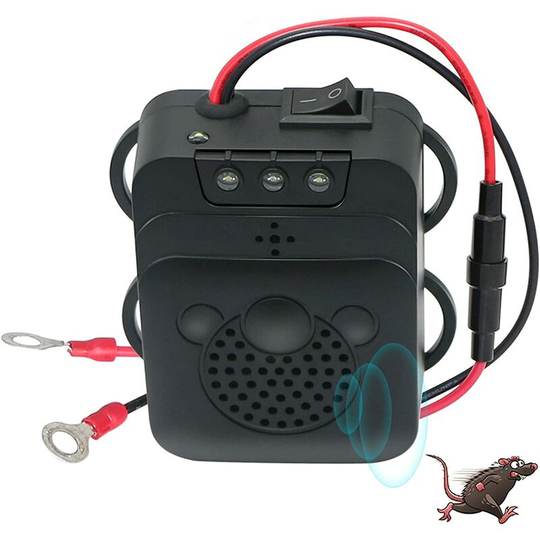 Ultrasonic Car Repellent | with led Strobe, Car Garage Rodents Mice Critters Home Garage Attic Camping