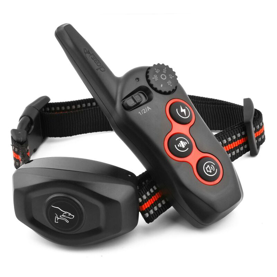 Thsinde - Dog Training Collar - Waterproof Electric Rechargeable Collar with Small/Medium/Large Dog, Portable Anti-Bark Collar with Positive