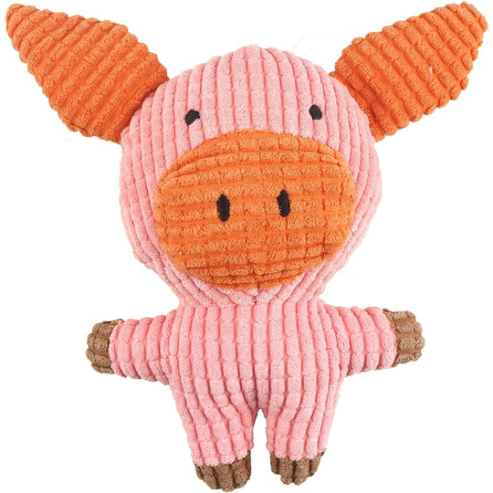 Soekavia - Plush Dog Toys for Puppy, Durable Squeaky Dogs Stuffed Animals Toy with Cotton Material, Interactive Puzzle Dog Toys for Small Pet to