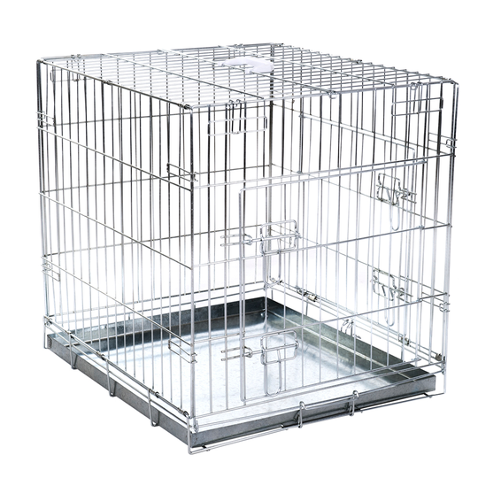 Double Door Crate - Size M: 78 x 55 x 61 cm (L x W x H)