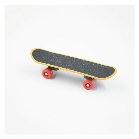 Small and medium sized skateboard educational toys under the feet of parrots