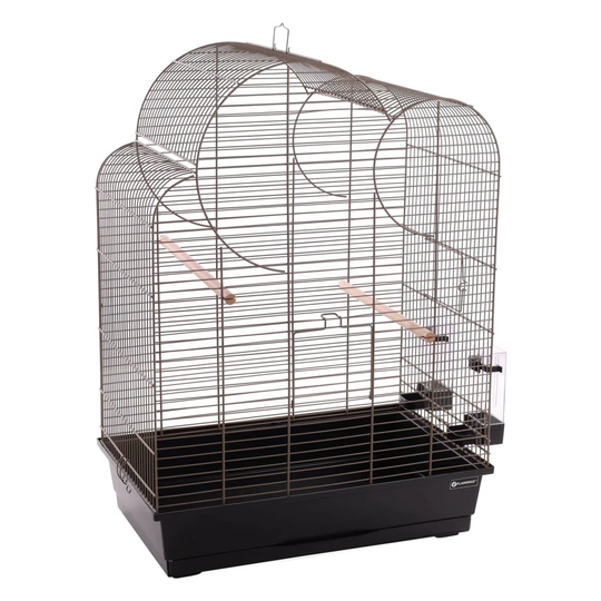 Philippa 75Cm Steel Victorian Top Hanging Bird Cage with Perch