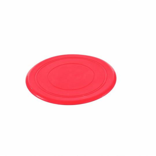 Oypla Red Dog Puppy Rubber Training Throw Toy Frisbee Disc