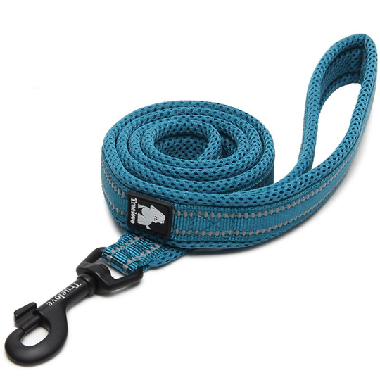Dog Leash, Anti-lost, Soft Mesh, Non-Stick, Reflective Leash for Small, Medium and Large Dogs, (Blue, s)