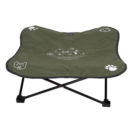 Shinetrip - Elevated Dog Cat Bed Camping Folding Pet Cot Aluminum Alloy with Carrying Bag for Indoor & Outdoor Use