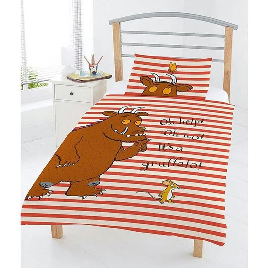 The Gruffalo Childrens/Kids Oh Help Duvet Cover Set (Junior) (Orange/Brown/White) - Orange/Brown/White