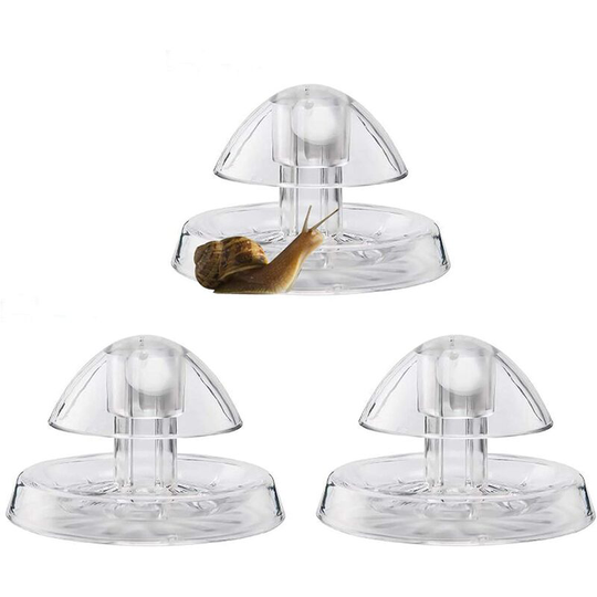 Perle Rare - Set of 3 plastic snail traps for aquarium 8 cm