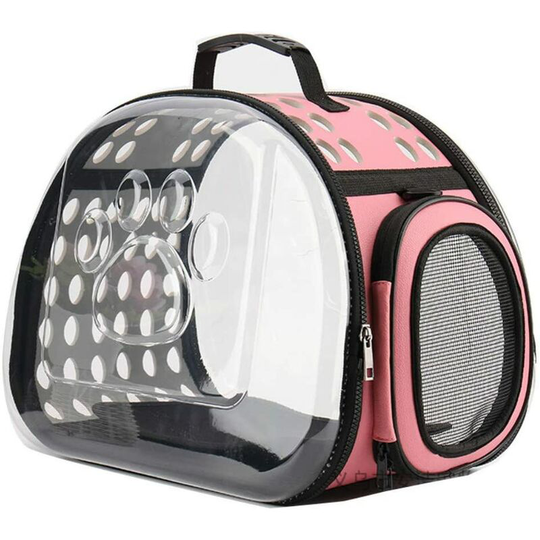 Litzee - Cat Carrier Bag Dog and Other Pets Lightweight Breathable Handbag with Shoulder Strap for Travel Portable Pet Carrier Bag Airplane Train Car