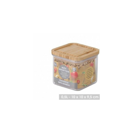 Airtight Square Containers Stackable Dry Food Storage Jars Canisters bpa Free