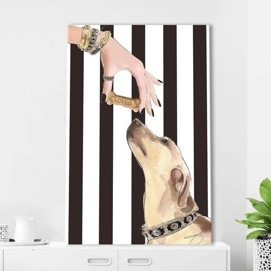 Best Friend by Jodi - Wrapped Canvas Graphic Art Print
