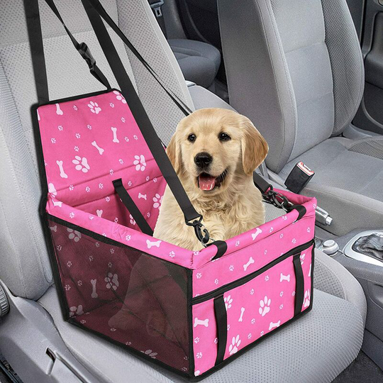 Pet Seat for Small Dogs, Waterproof Breathable Dog Seat Cover, Protective Pet Bag - Pink Bone