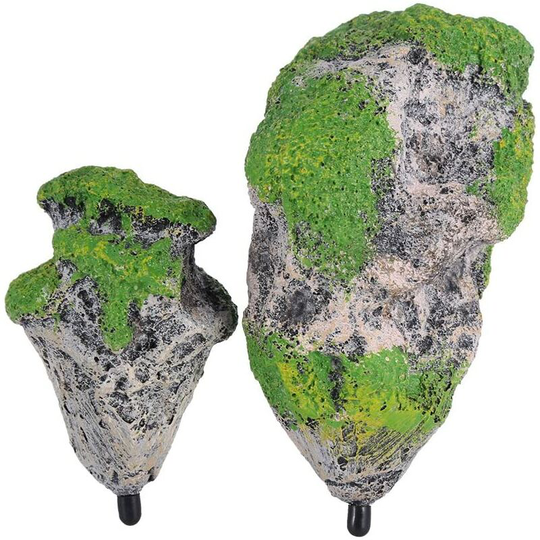 Aquarium Floating Boat Artificial Plants Hanging Fish Tank Decoration (s+m)