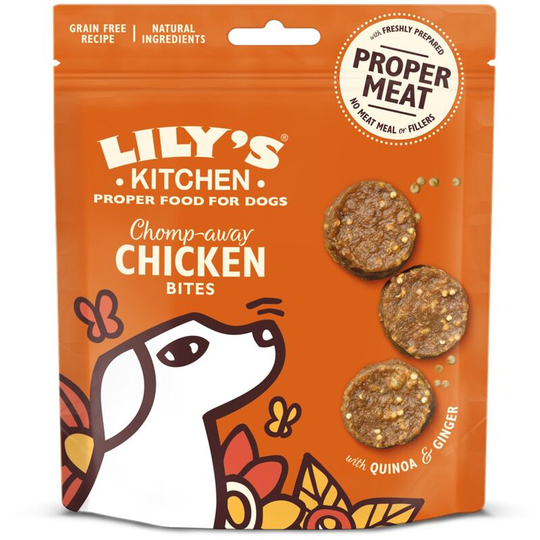 Chomp-Away Chicken Dog Treats (70g) (Brown) - Brown - Lilys Kitchen