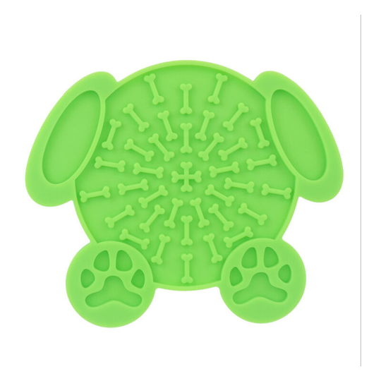 Dog Lick Mat Set - goodchanceuk 1PCS Lick Pads with Strong Suction Cup for Dogs Slow Feeder Buddy Treat Mat for Easy and Fun Shower Pet Bathing