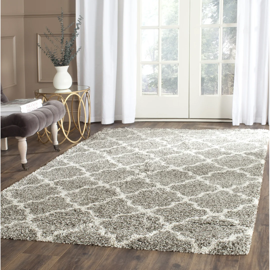 Philomena Hooked Grey/Ivory Rug