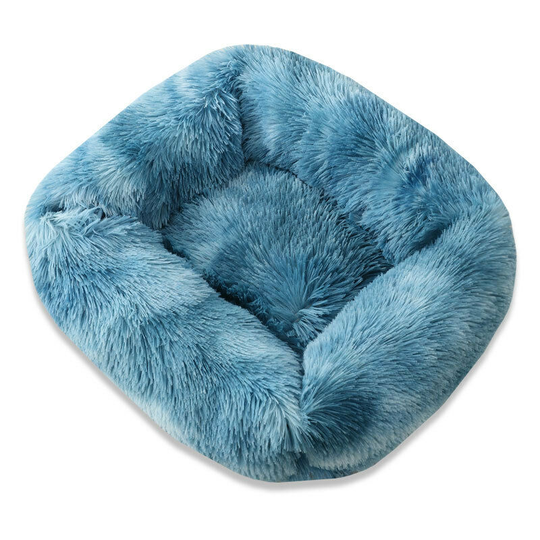 Dog Bed Cat Small Large - Round Calming Donut Pet Beds for Puppys and Kittens, Soft Fluffy Warm and Cozy to Improved Sleep