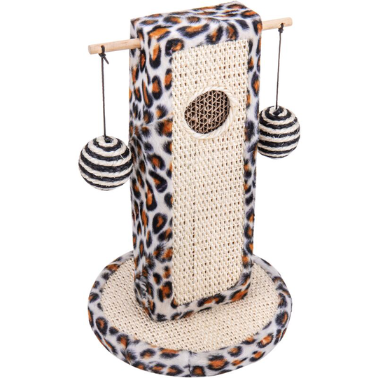 Scratching toy for cats with 2 hanging balls - Primematik