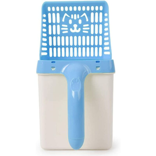 Pet Shovel Cat Litter Shovel Pet Supplies Cat Litter Shovel 2 in 1 30 * 15 * 16 cm Blue
