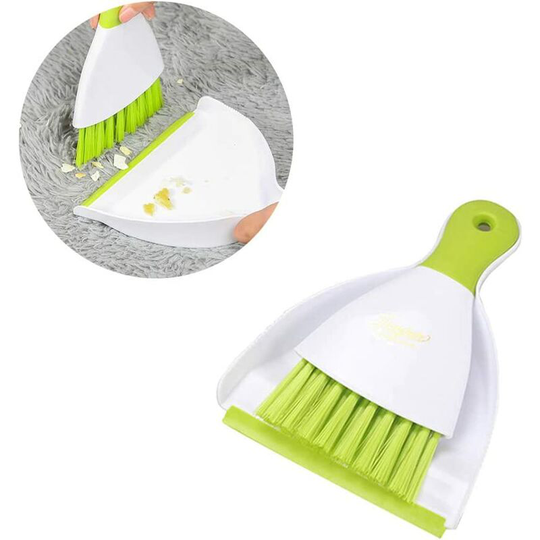 Mini Dustpan and Broom Set, Cage Cleaner for Small Animals, Reptiles, Rabbits, Guinea Pigs, Hedgehogs, Hamsters and other Small Animals, Cleaning Tool
