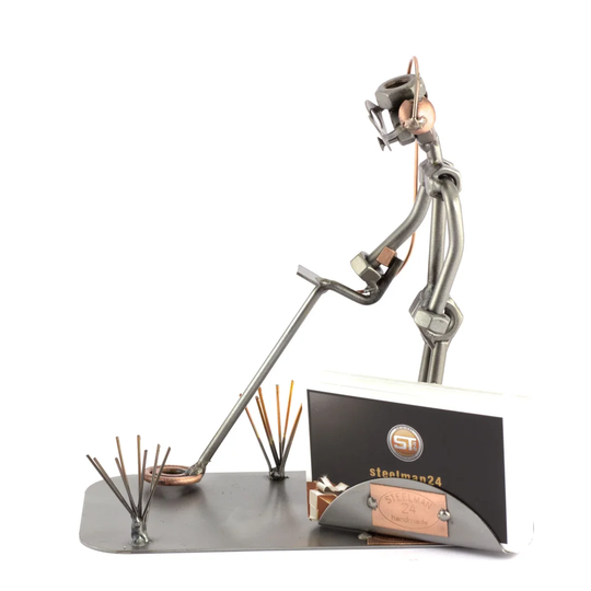 Metal Detector Screw Man Place Card Holder