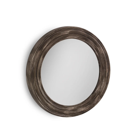 Lucky Wooden Wall Mirror