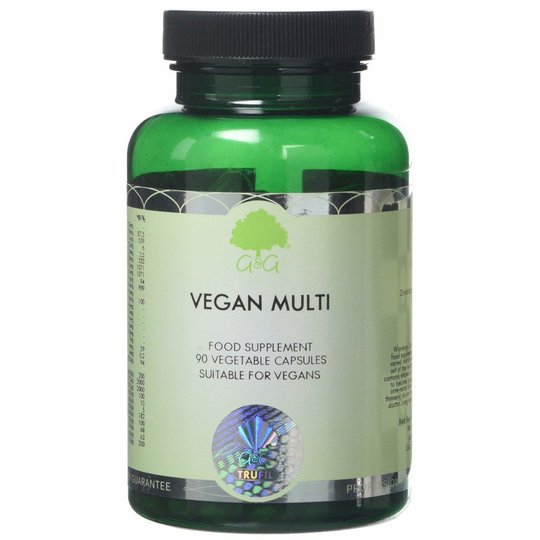 G&G Vitamins Vegan Multi - Multivitamin Designed to Support A Vegan Diet (X 90 Capsules)