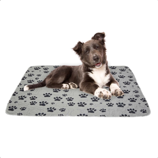 (Grey) Drylife Washable Puppy Training Pads - 80cm x 90cm