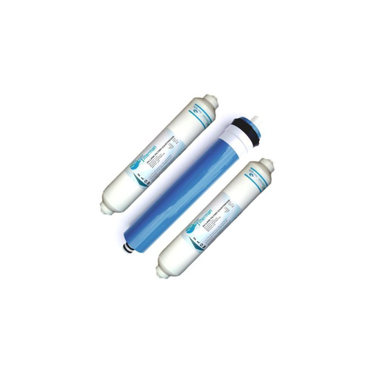 Compact 3 Stage Aquarium Reverse Osmosis Water Filter Replacement Filters