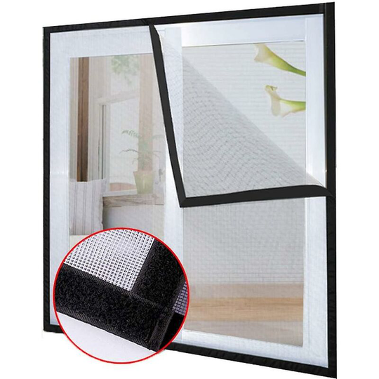 Cat protection net with adhesive tape, for balcony window mosquito net (120x150cm)