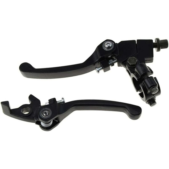 22mm 7/8' Folding Grips Clutch Lever With Perch Brake Levers Replacement For 110cc 125cc Dirt Pit Bike